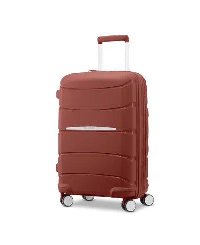 Samsonite Outline Pro 21" Hardside Carry-on Spinner In Mars Red