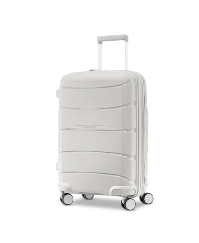 Samsonite Outline Pro 21" Hardside Carry-on Spinner In Stone Grey