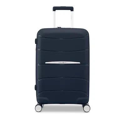 Samsonite Outline Pro Carry-on Spinner Suitcase In Blue
