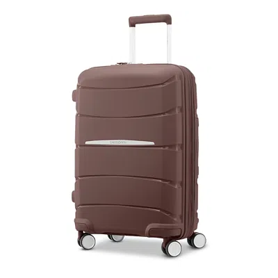 Samsonite Outline Pro Carry On Spinner Suitcase In Brown