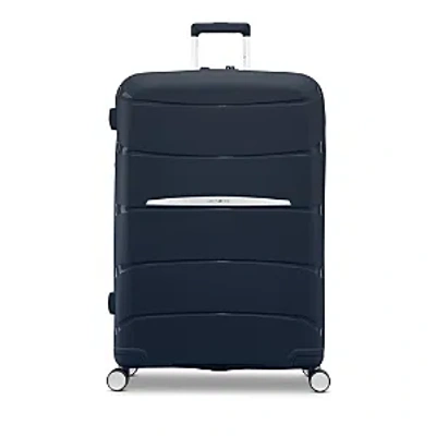 Samsonite Outline Pro Large Spinner Suitcase In Midnight Blue