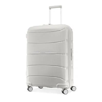 Samsonite Outline Pro Medium Spinner Suitcase In White