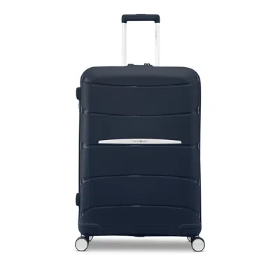 Samsonite Outline Pro Medium Spinner Suitcase In Blue