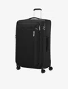 Samsonite Ozone Black Respark Spinner Soft Case 4 Wheel Recycled-plastic Suitcase 79cm In Ozone Black