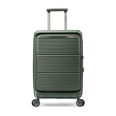 Samsonite Paralux 23 Inch Hardside Checked Spinner Luggage In Yellow