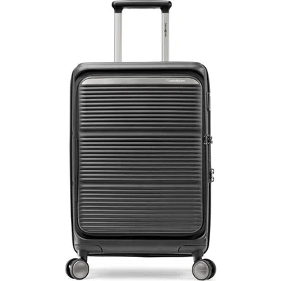 Samsonite Paralux Expandable Spinner Carry On Suitcase In Black