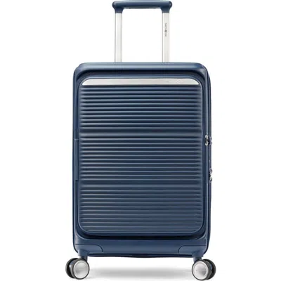 Samsonite Paralux Expandable 22" Carry On Spinner Luggage In Blue