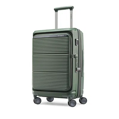 Samsonite Paralux Expandable Spinner Carry On Suitcase In Green