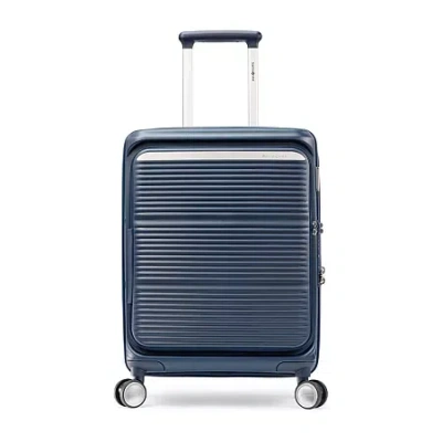 Samsonite Paralux Global 22 Inch Hardside Carry-on Spinner Luggage In Blue