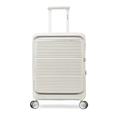 Samsonite Paralux Global Expandable Spinner Carry On Suitcase In White
