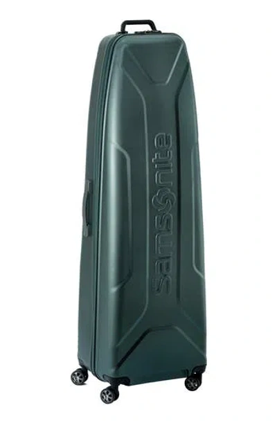 Samsonite Primo Deluxe Fairway Molded Golf Travel Spinner Packing Case In Green