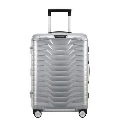 Samsonite Proxis Alu Cabin Spinner Suitcase In Silver