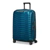 Samsonite Proxis Medium Spinner Checked Suitcase In Petrol Blue