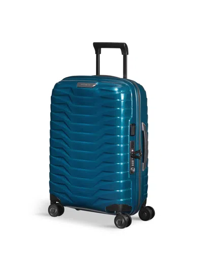 Samsonite Proxis Spinner Expandable 4-wheel Suitcase In Petrol Blue