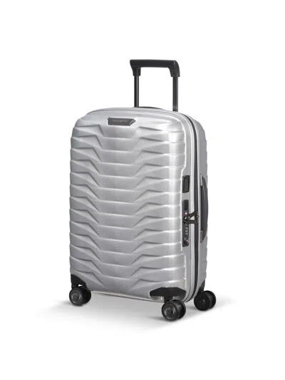 Samsonite Proxis Spinner Expandable 4-wheel Suitcase In Silver