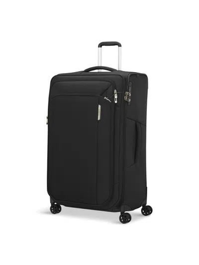 Samsonite Repsark Spinner 4 Wheel Expandable Suitcase In Ozone Black