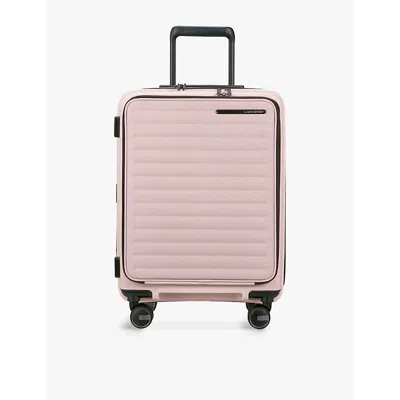 Samsonite Spinner Expandable 4-wheel Hard-shell Suitcase 55cm In Rose