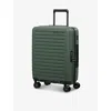 Samsonite Sage Stackd Spinner Hard Case 4 Wheel Recycled-plastic Cabin Suitcase 68cm In Sage