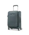 Samsonite Silhouette 18 21" Carry-on Expandable Softside Spinner In Slate Blue