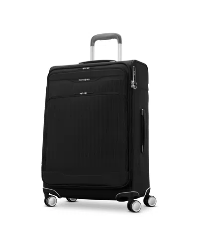 Samsonite Silhouette 18 25" Check-in Expandable Softside Spinner In Black