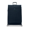 Samsonite Silhouette 18 30 Inch Softside Expandable Checked Spinner Luggage In Blue