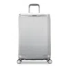 Samsonite Silhouette 18 Hardside Medium Spinner Suitcase In Metallic Silver