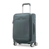 Samsonite Silhouette 18 Softside Carry On Spinner Suitcase In Blue
