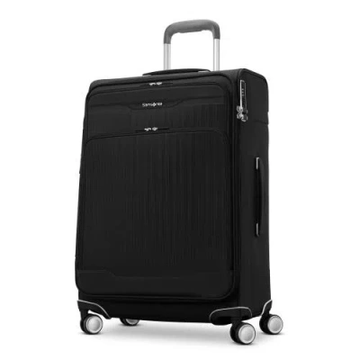 Samsonite Silhouette 18 Softside Expandable 25" Checked Spinner In Black