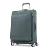 Samsonite Silhouette 18 Softside Expandable 25" Checked Spinner In Blue