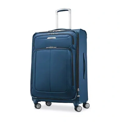 Samsonite Solyte Dlx 25" Expandable Lightweight Luggage In Blue