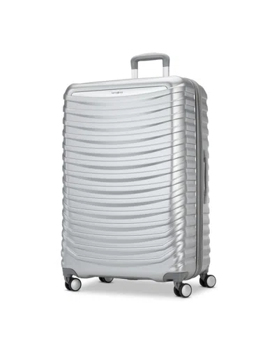 Samsonite Spin Tech 6 Large Spinner In Aluminum Silver