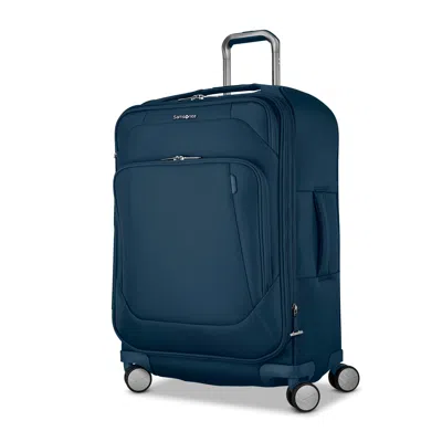 Samsonite Theorym Softside Medium Spinner - Luggage In Blue