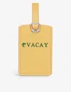 Samsonite Sunflower Logo-embossed Faux-leather Luggage Tag In Sunflower