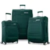 Samsonite Uplift 3-piece Set (co/md/lg) Lightweight Softside Expandable Luggage In Green