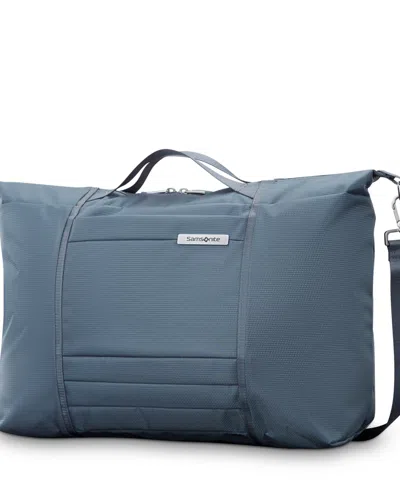 Samsonite Uplift Softside Foldable Weekender Duffel In Blue