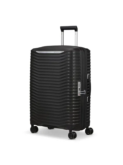 Samsonite Upscape Spinner Expandable 4-wheel Suitcase In Black