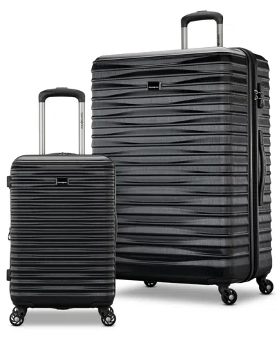 Samsonite Uptempo Lux 2-pc. Hardside Luggage Set In Black