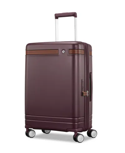 Samsonite Virtuosa Expandable 21" Carry-on Spinner Luggage In Burgundy