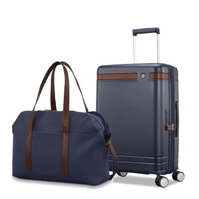Samsonite Virtuosa Weekender & Carry On 2-piece Set In Blue