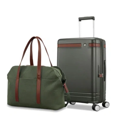 Samsonite Virtuosa Weekender & Carry On 2-piece Set In Green