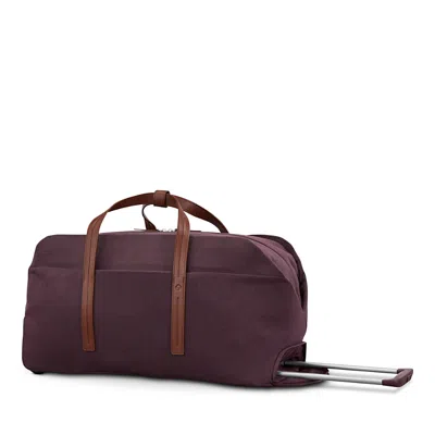 Samsonite Virtuosa Wheeled Duffel In Burgundy