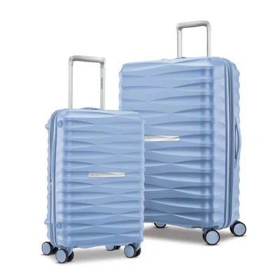 Samsonite Voltage Dlx Hardside Spinner 2 Piece Set (co/m)- Luggage In Blue