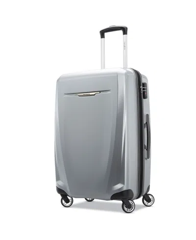 Samsonite Winfield 3 Dlx 25 Spinner Suitcase In Silver