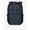 Samsonite Womens Black Pro-dlx 6 Logo-embellished Woven Backpack In Blue