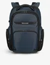 Samsonite Womens Blue Pro-dlx 6 Logo-embellished Woven Backpack In Blue