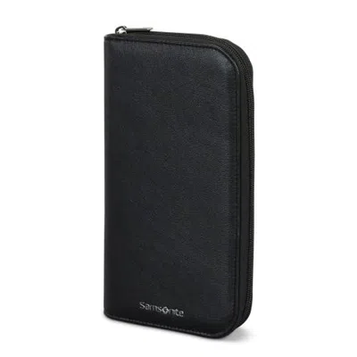 Samsonite Zip Travel Wallet In Black