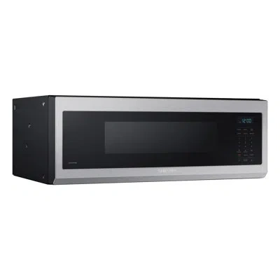Samsung 1.1 Cu. Ft. Smart Slim Over-the-range Microwave With 400 Cfm Hood Ventilation With Wi-fi In Stainless Steel
