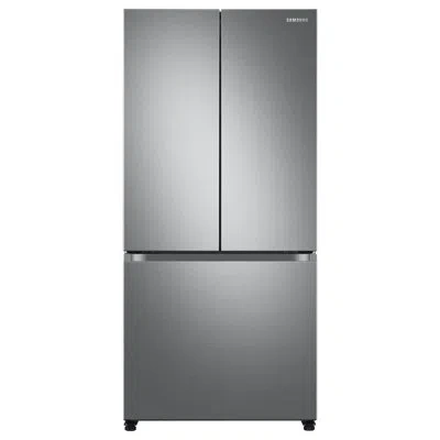 Samsung 18 Cu. Ft. Smart Counter Depth 3-door French Door Refrigerator In Stainless Steel