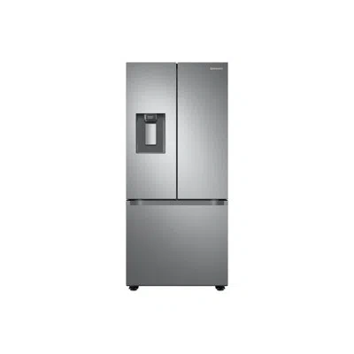 Samsung 22 Cu. Ft. Smart 3-door French Door Refrigerator With External Water Dispenser In Stainless Steel