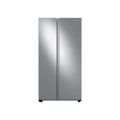 Samsung 23 Cu. Ft. Smart Counter Depth Side-by-side Refrigerator In Stainless Steel